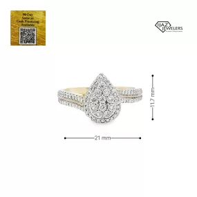 10K Gold 0.25 CTW Diamond Ring