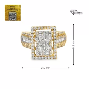 10K Gold 0.96 CTW Diamond Ladies Ring