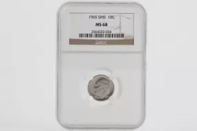 1965-S NGC MS68 Special Mint Set Roosevelt Dime