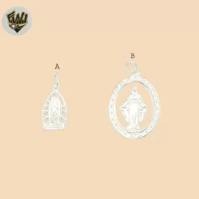 (2-1092) 925 Sterling Silver - Religious Pendants.