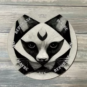 Black and White Cat Pendulum Board