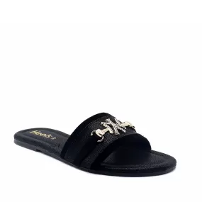 Black Casual Slipper 000362