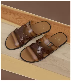 BM4987-TAN-Men Slippers