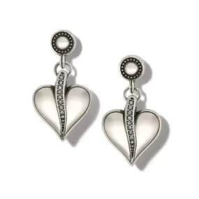 Brighton Precious Heart Post Drop Earrings