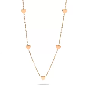 Choker heart rosé gold