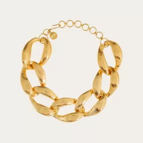 Chunky Chain Statement Choker Necklace