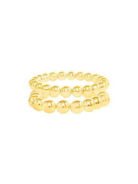 Chunky Stretch Bracelet Set - 8mm   10mm