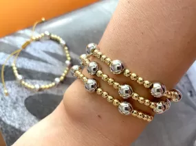 Combined adjustable bracelets