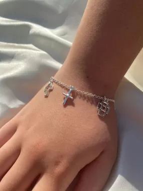 Cross Charm Bracelet