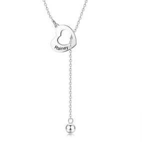 Customized Engraved Pendant Necklaces for Women