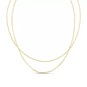 Dainty Chain 2-Row Necklace