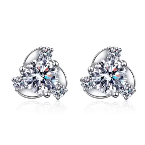 Delicate Windmill Moissanite Earrings