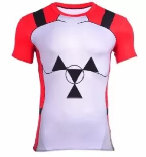 Digimon 'Guilmon' Short Sleeve Compression Rash Guard