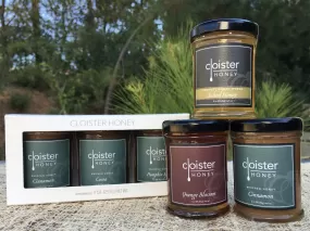 Fan Favorite Cloister Honey Trio Sets 9oz.