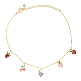 Fine Fruit Basket Anklet