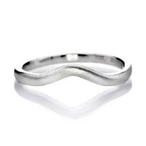 Fitted Contoured Wedding Shadow Band