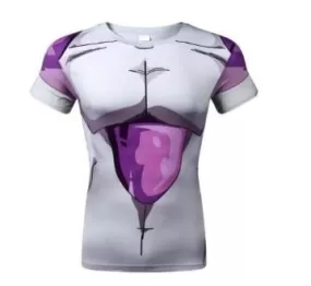 Frieza Dragon Ball Z Short Sleeve Compression Rash Guard