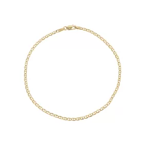 Gold Cable Anklet