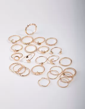 Gold Celestial Ring 24-Pack