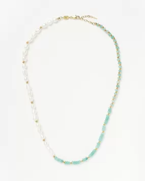 Good Vibes Pearl Beaded Medium Necklace