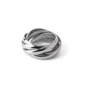 Interlocking Rings - Silver