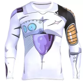 Mecha Frieza Dragon Ball Z Long Sleeve Compression Rash Guard