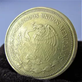 Mexican Golden Eagle 100 Pesos Coin Vintage c1984