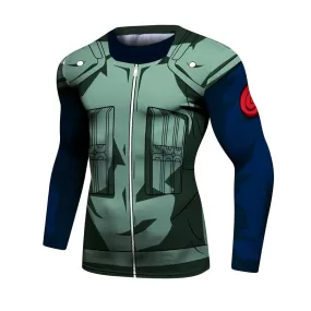 Naruto 'Kakashi' Elite Long Sleeve Compression Rash Guard