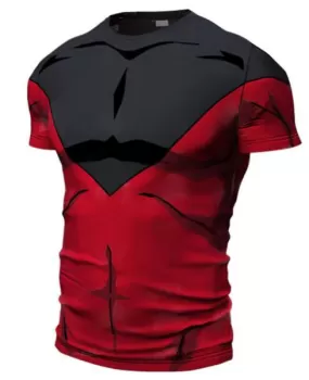 Pride Trooper Dragon Ball Z Short Sleeve Compression Rash Guard