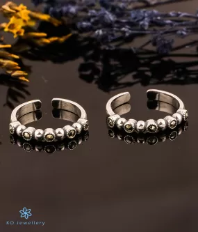 The Gilded Silver Marcasite Toe-Rings