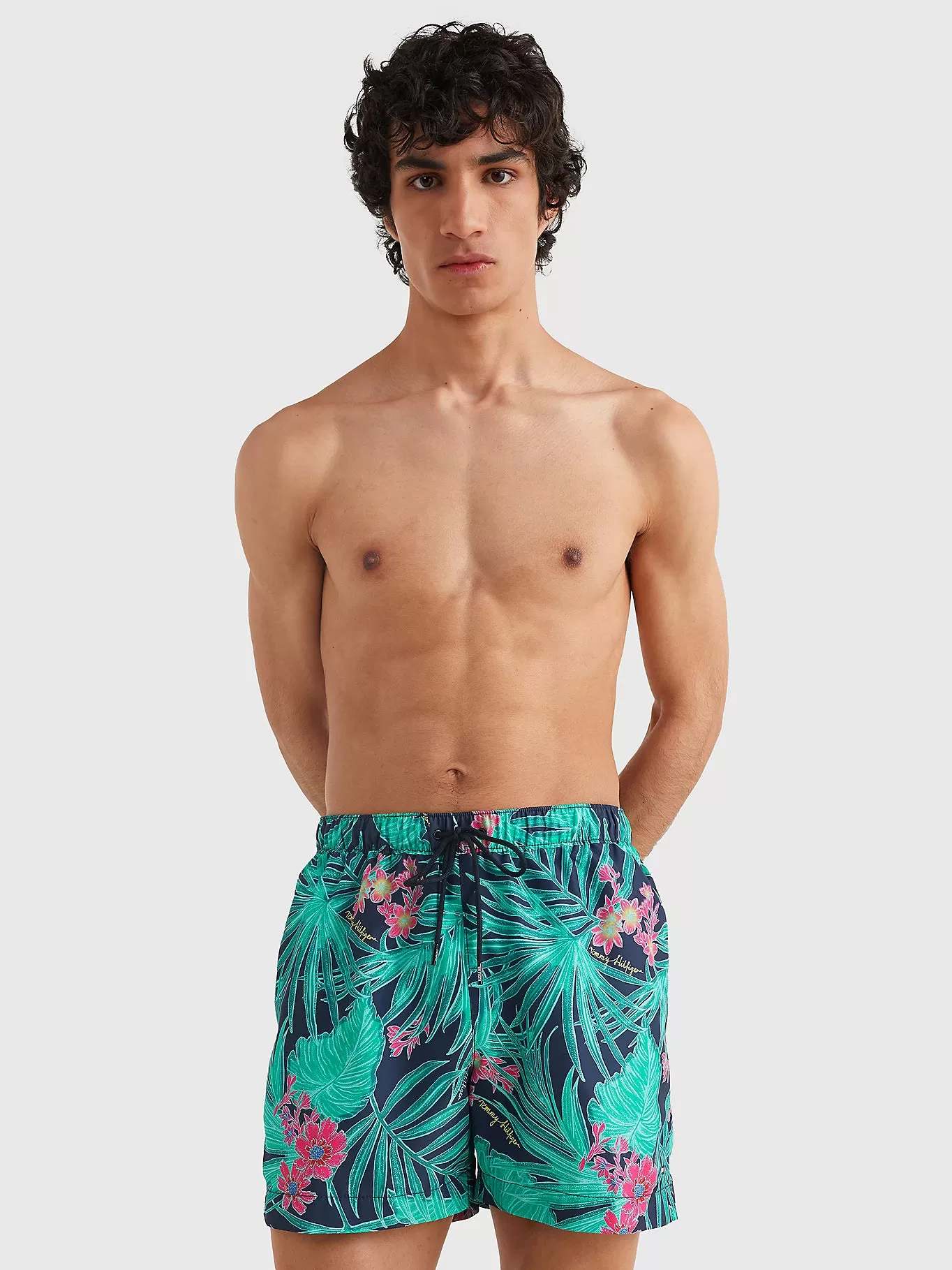 Tommy Hilfiger Mens 'Essential' Floral Print Swim Shorts