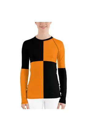 Turmeric Matrix Women's Rash Guard