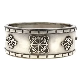 Victorian Silver Bangle Bracelet