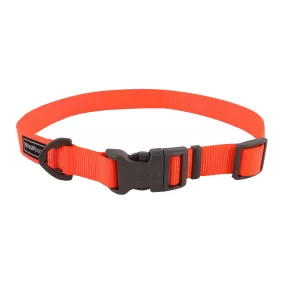 Water & Woods Adjustable Dog Collar, Orange Large