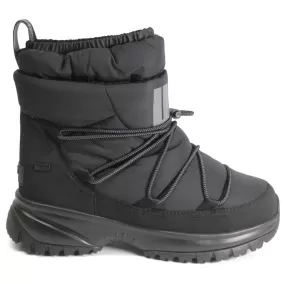 Yose Puffer Mid Leather Textile Synthetic Women's Snow Boots